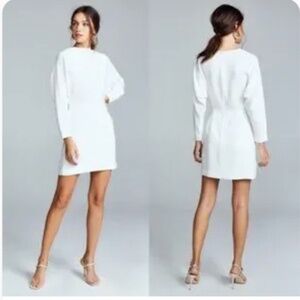 NWT A.L.C. Marin Long Sleeve Mini Dress in Blush